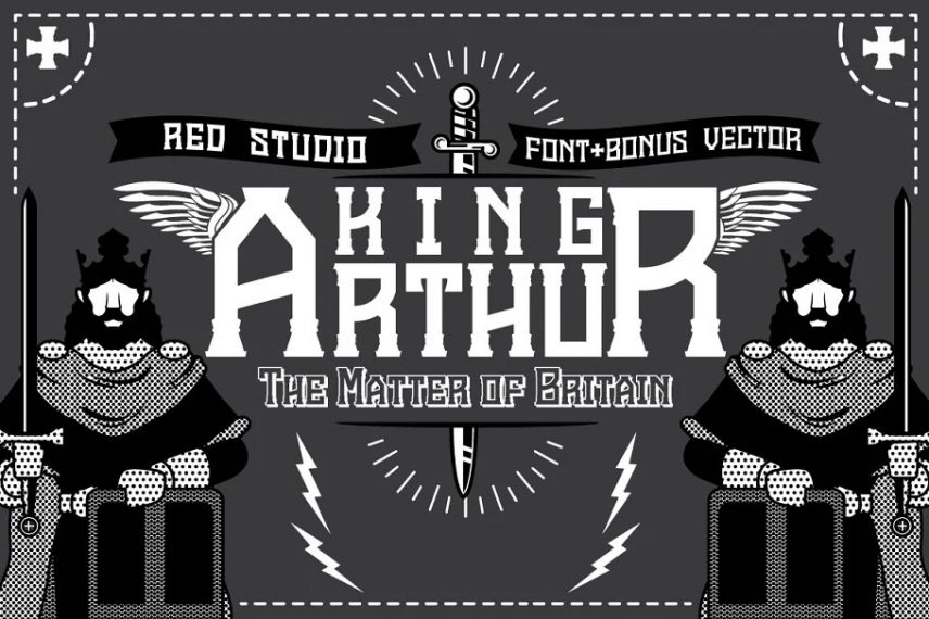 king arthur chess font