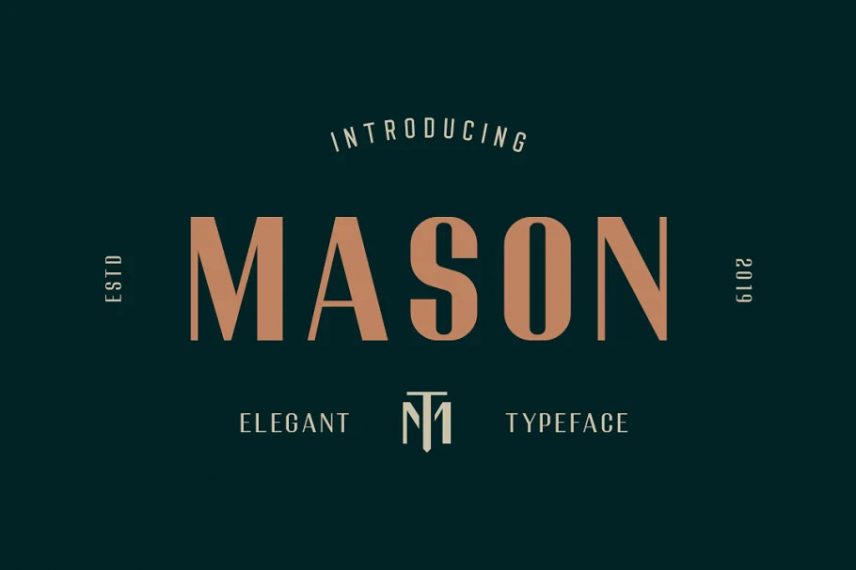 mason sans serif chess font