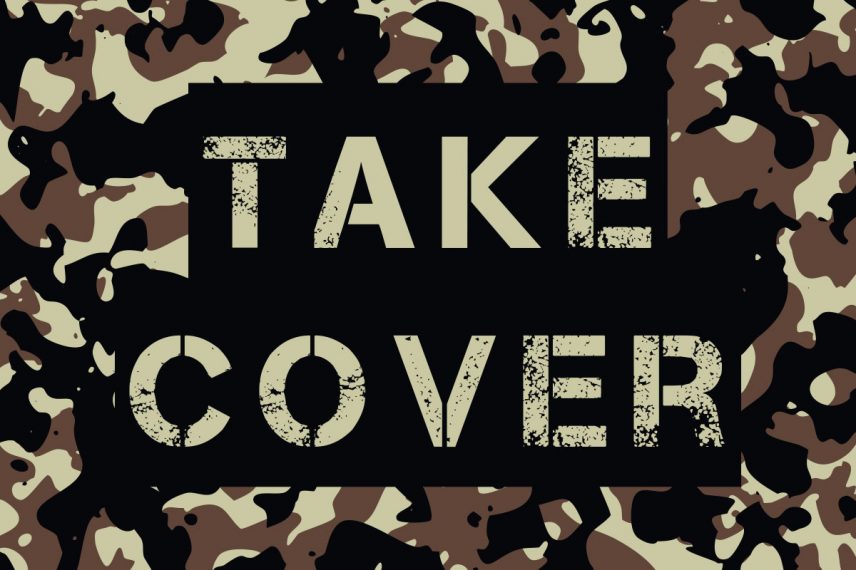 take cover war font