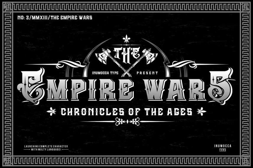the empire war font