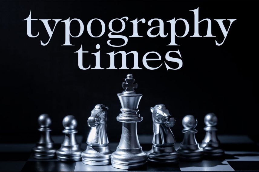 typography times chess font