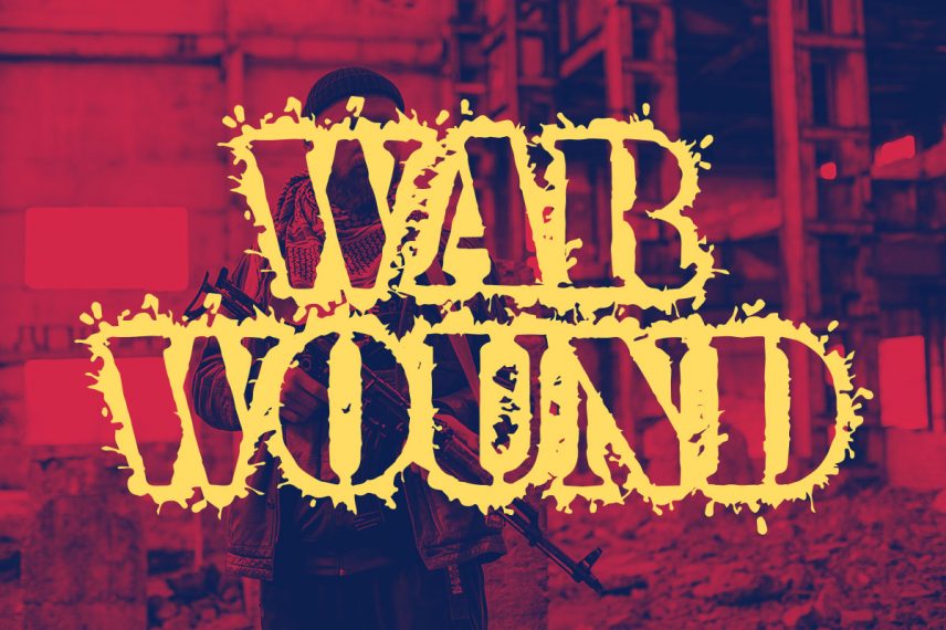 war wound war font