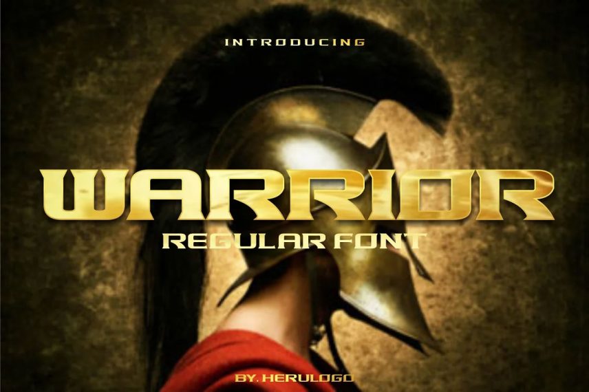 warrior regular war font