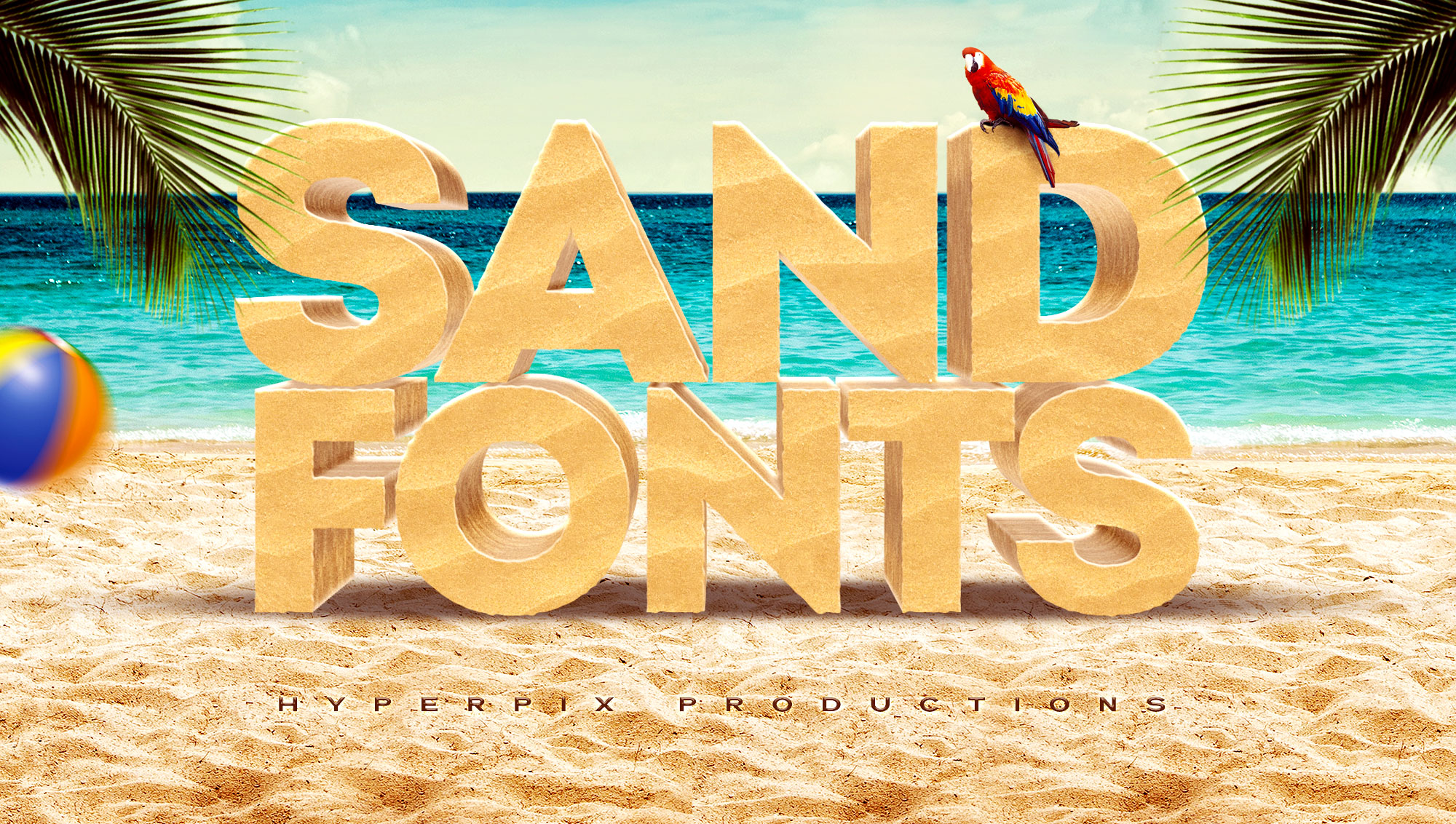 write in sand font