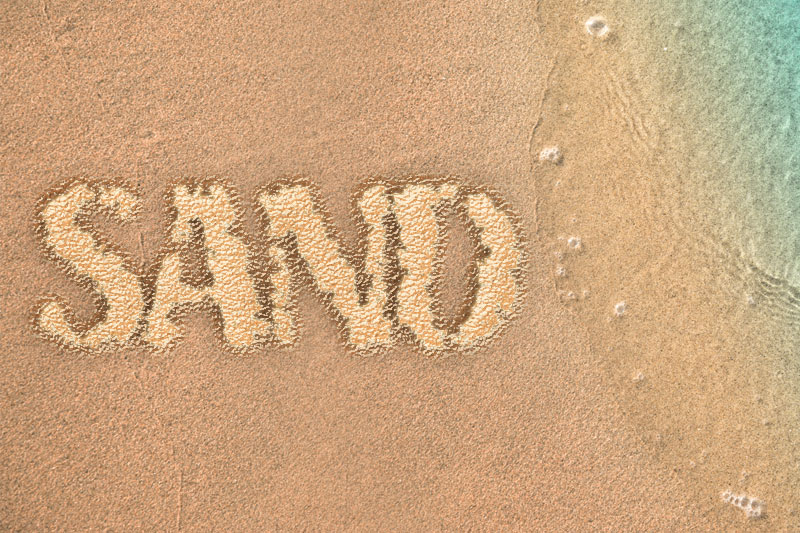 sand font