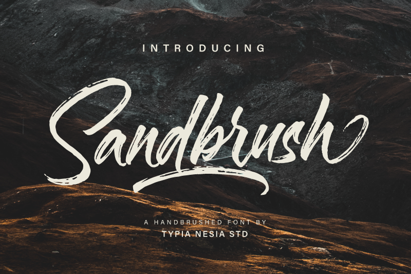 sandbrush sand font
