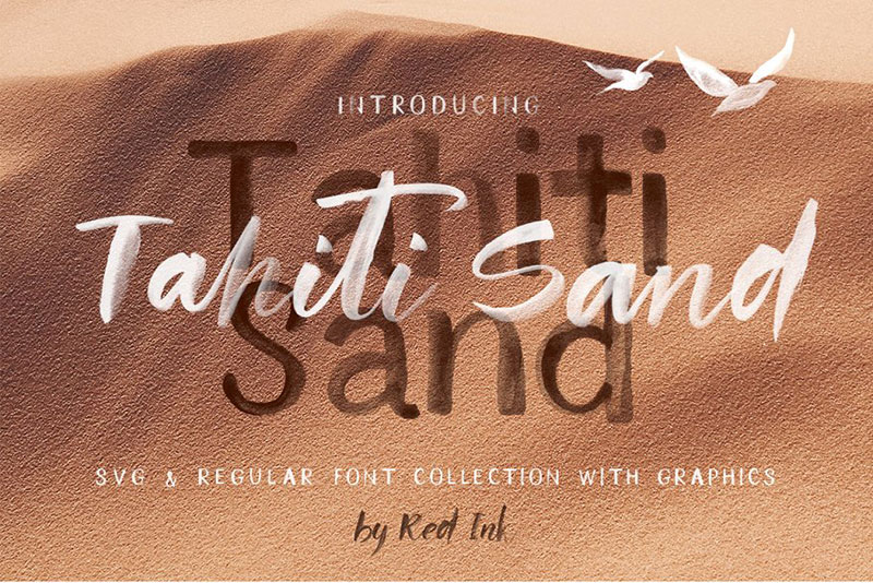 tahiti sand sand font