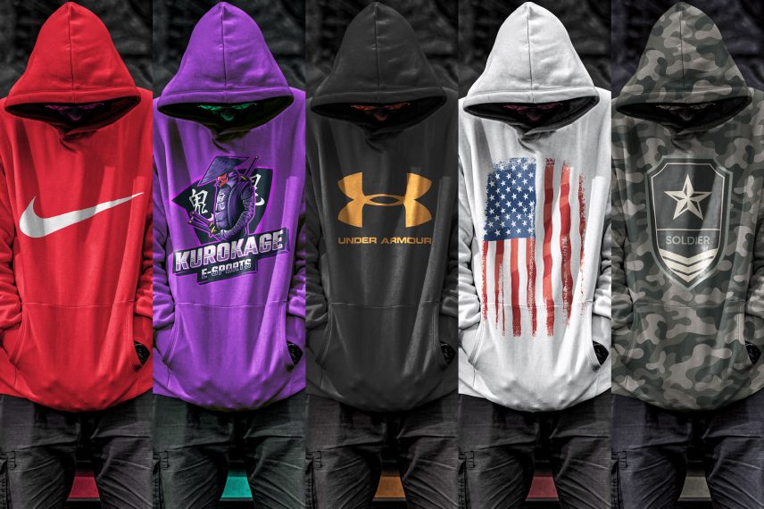 Urban Hoodie Mockup of a Young Man FREE PSD Template