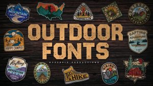 Best Free and Premium Outdoor Fonts